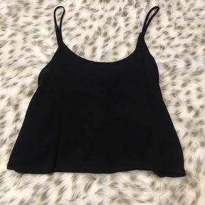 Black tank with cris cross back!